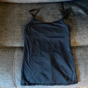Justice black kids cami. size 10.